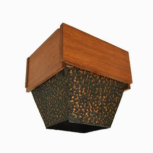 Vintage Flush Mount Light by Franco Albini, 1970s