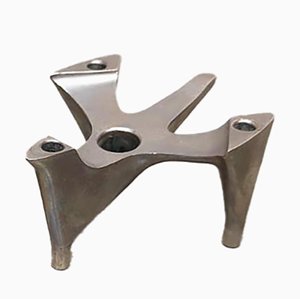 Bougeoir Vogelflug' Vintage en Chrome de BMF, 1950s