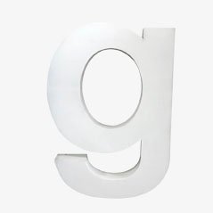 Large Vintage Letter G Wall Decor, 1970s