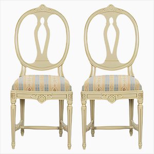 Chaises de Salle à Manger Gustavienne, 1920s, Set de 2