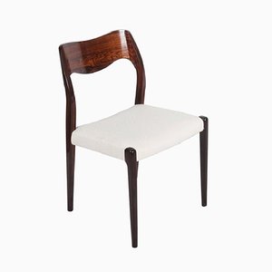 Vintage Model 71 Rosewood Dining Chair by Niels Otto Møller for J.L. Møllers