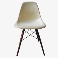 Vintage Parchment DSW by Chalres & Ray Eames for Vitra