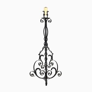 Vintage Candlestick in Wrought Iron
