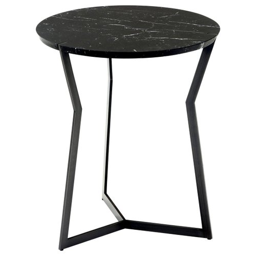 Nero Marble Star Side Table By Olivier, White Serena Italian Carrara Marble Coffee Table