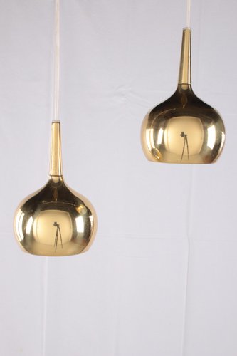 Pendant Lamps by Hans-Agne Jakobsson for Markaryd AB, 1960s, Set of 2 ...