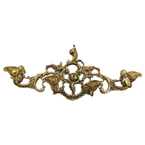 Gold wall mounted coat deals rack