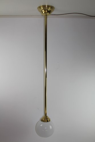 Alpinaluz Pendelleuchte 'CLARA' – Moderne Deckenlampe Mit Opaler Glaskugel, Höhenverstellbar, E27 Fassung, Für Wohnzimmer & Schlafzimmer