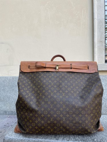 Rare Louis Vuitton The French Company Carry On Tote Bag Monogram Canvas 80s