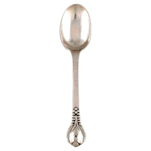 3 Tea Spoon In Silver Evald Nielsen No 