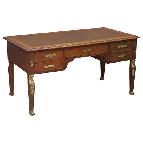 Napoleon Iii French Empire Bureau Plat, Ball And Claw Desk South Africa