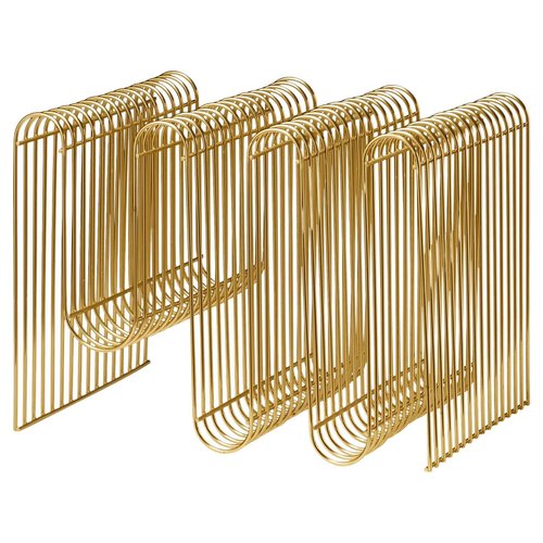 Gold Magazine Holder for sale at Pamono