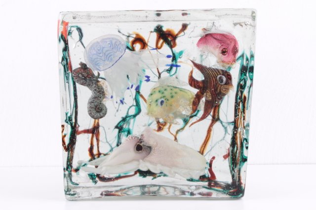Very Large Murano Aquarium by Alfredo Barbini for Cenedese, 1960s
