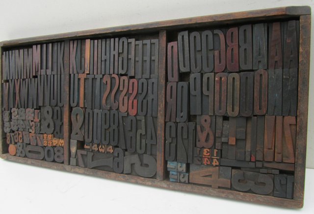 Industrial Vintage Wooden Letters, Wooden Wall Letters Ireland