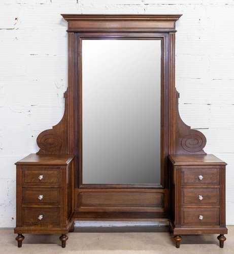 Psyche Mirror Or Dressing Table, Dressing Table Mirror And Drawers