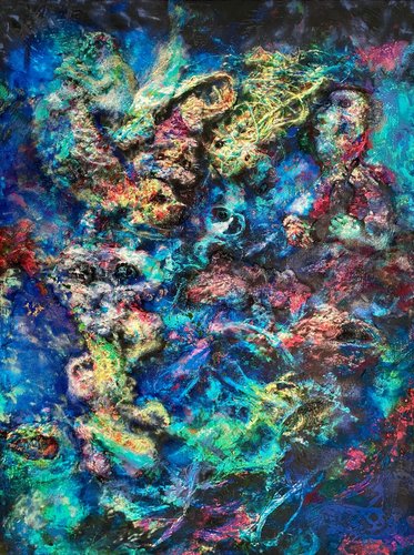 Chinese Contemporary Art by Fu Ze-Nan, Abstract Expressionism New