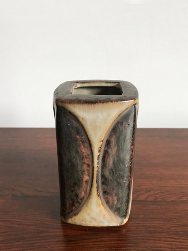 Interior design Brown vase Scandinavian ceramic vase