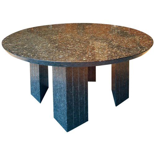 Large Round 10 Seater Table In Granite, Large Round Table Top