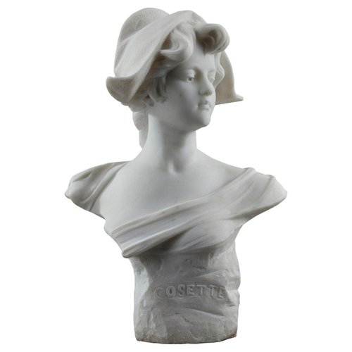 Marble Bust of Cosette with Marianne's 