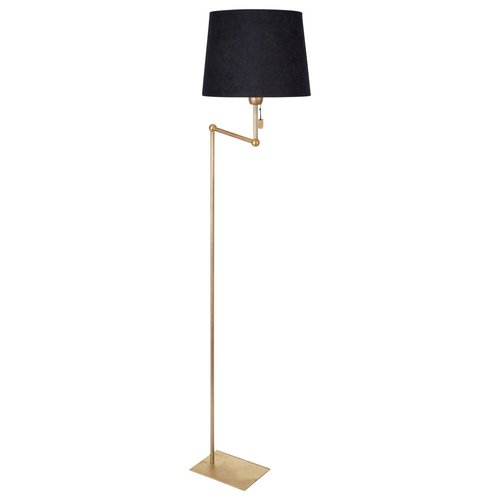 Viken Floor Lamp By Joakim Henriksson, Floor Lamp Gold Base Black Shade