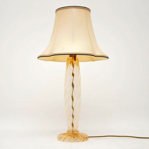 Italian Hand N Murano Glass Lamp By, Donghia Floor Lamp