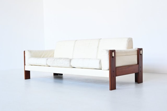 Leather Lounge Sofa 1970, White Leather Lounge Sofa