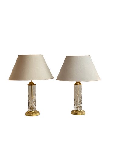 Vintage Table Lamps From Nachtmann, Gold Tone Desk Lamps Taiwan