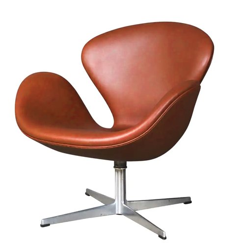 3320 Swan Armchair From Fritz Hansen, Swan Chair Leather Replica