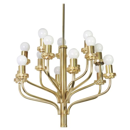 Mid Century Brass Chandelier In The, Are Brass Chandeliers Out Of Style