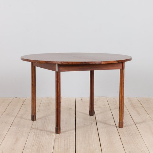 Mid Century Italian Round Rosewood, How To Extend A Round Dining Table