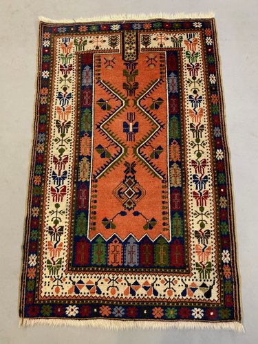 ANATOLIAN トルコラグ　60×90 Vintage Turkish Anatolian Rug for sale at Pamono