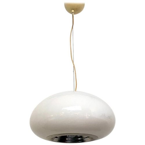 Black and White Ceiling Lamp by Achille and Castiglioni for