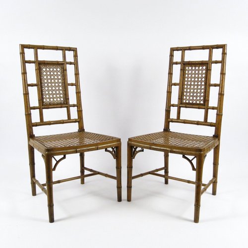 Vintage bamboo dining outlet set