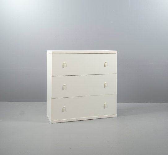White Painted Sideboard from Ikea Pamono