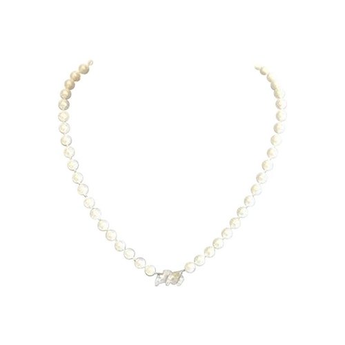White Saltwater Pearls with 18ct Lock 