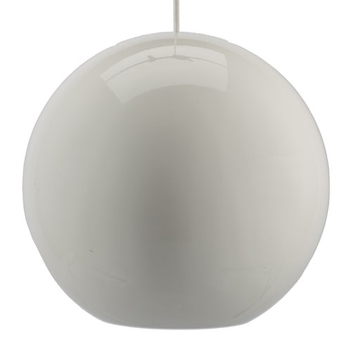 Large White Polyester Ball Pendant Lamp 