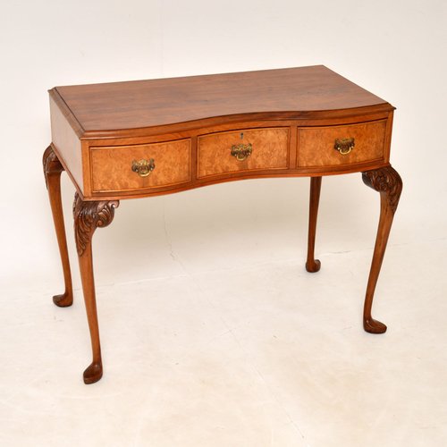 Antique Queen Anne Style Walnut Side, Queen Anne End Tables Drawer