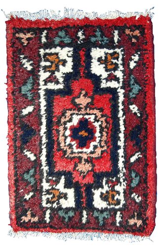 Vintage Middle Eastern Handmade Hamadan, Are Wool Rugs Good For Bathrooms