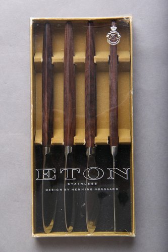 Eton Knives by Henning Nørgaard for Raadvad Dänemark, Set of 4 for
