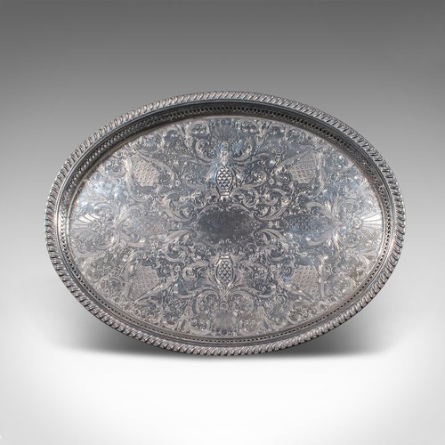 Vintage silver serving dishes best sale