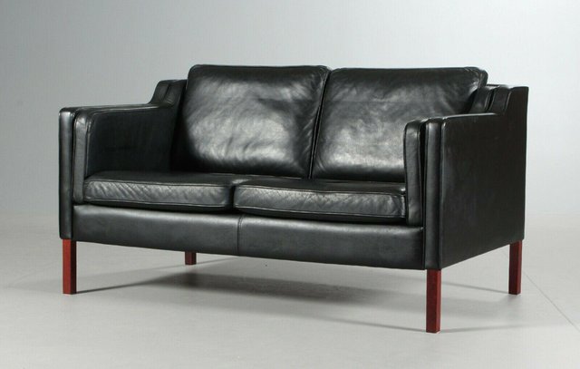 Mid-Century Danish 2-Person Sofa in