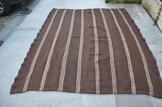 Ziegenhaar Boho Teppich bei Pamono kaufen