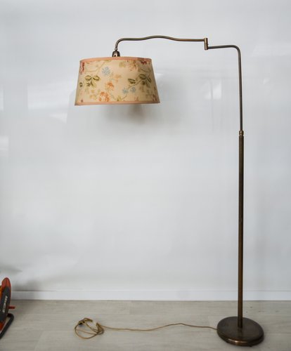 Canvas Floor Lamp For At Pamono, Library Floor Lamp