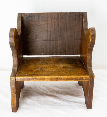 Antique child 2025 chair wood