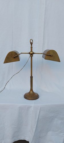 Lampada Ministeriale in ottone in vendita su Pamono