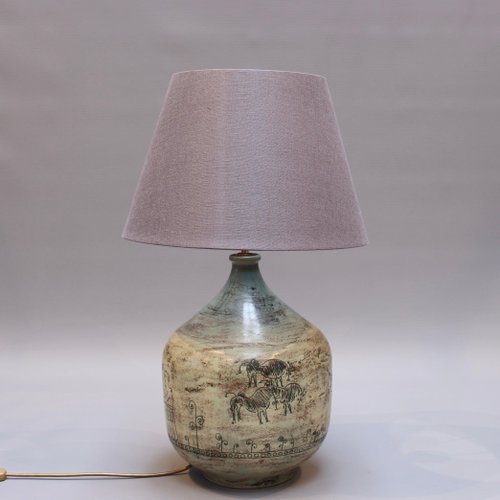 Mid century pottery deals lamp