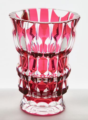 Cut-to-Clear Crystal Vase by Charles Graffart for Val Saint