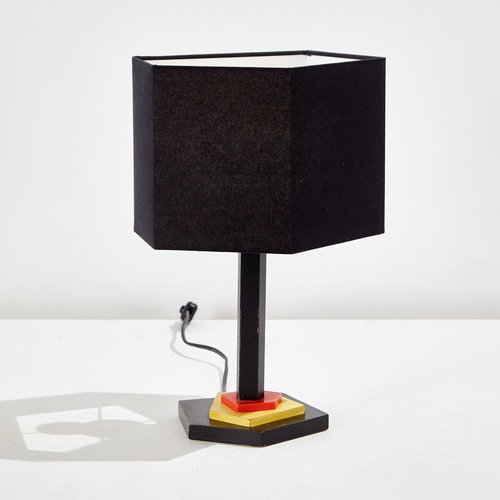 Geometric Wooden Table Lamp For At Pamono Geometric Wooden Table Lamp For At, How To Make Small Lamp Shades In Sketchup
