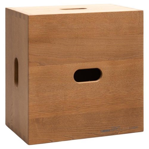 Cabanon Wood LC14 Stool by Le Corbusier for Cassina for sale