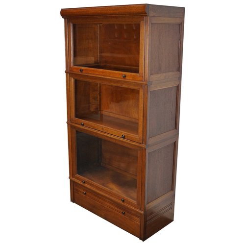 Antique Oak Stacking Bookcase By Macey, Macey Barrister Bookcase Catalog