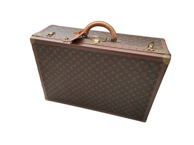 Louis Vuitton Vintage Large Monogram Zip Around Suitcase Luggage